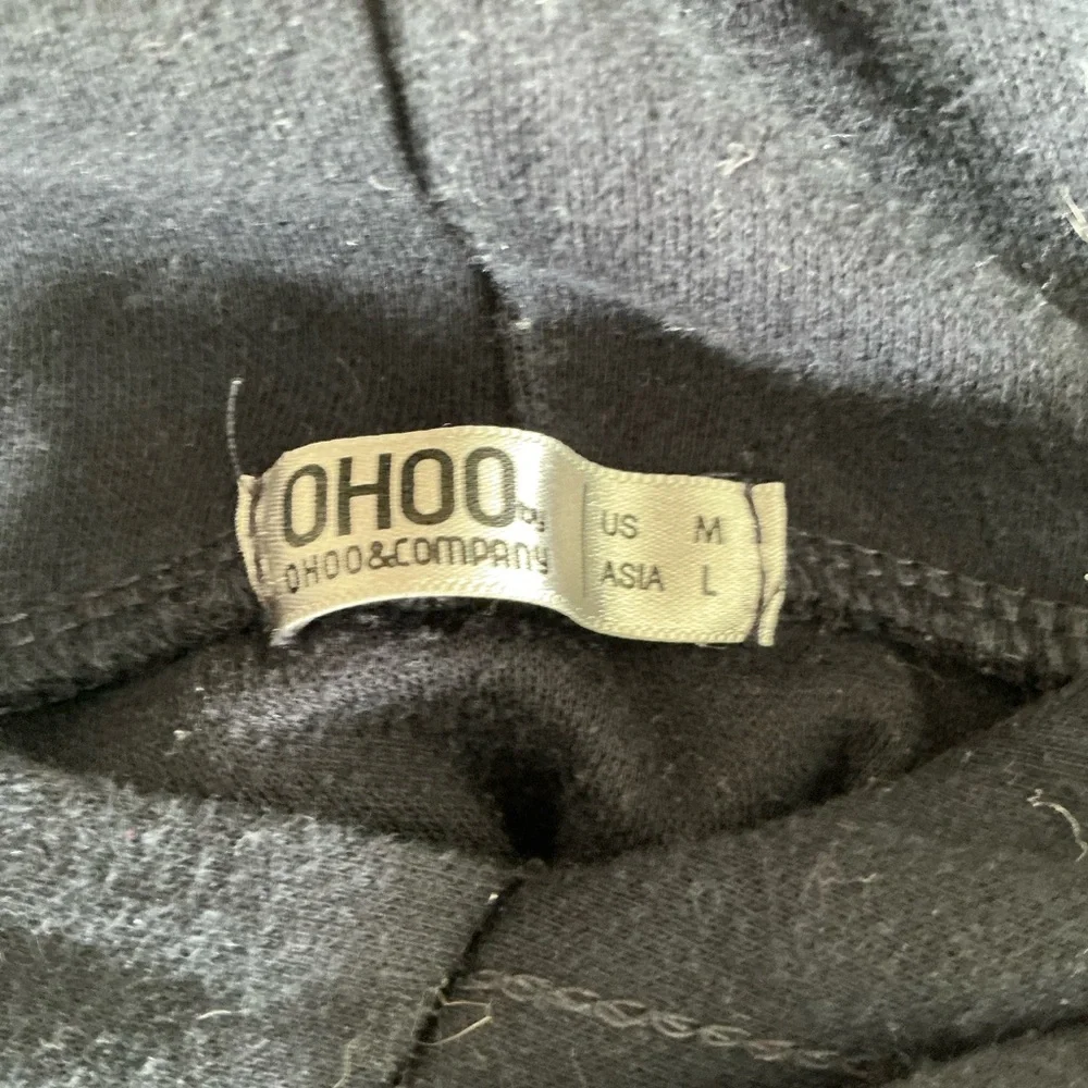 Ohoo & Company Men's Black Fleece Pullover Hoodie - Picture 3 of 3